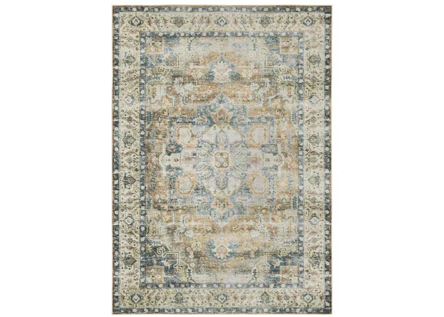 Charleston 5' x 7' Blue Rug