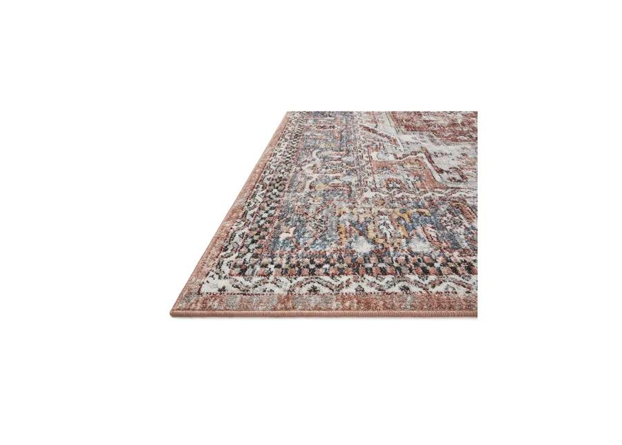 Cassandra CSN01 Rust/Multi 5'3" x 7'9" Rug