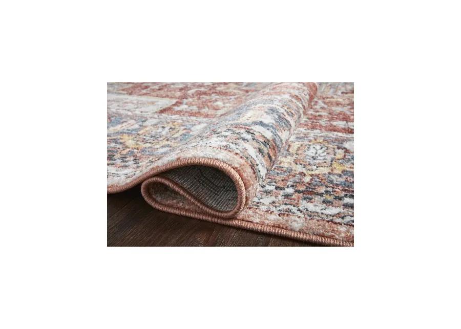 Cassandra CSN01 Rust/Multi 5'3" x 7'9" Rug