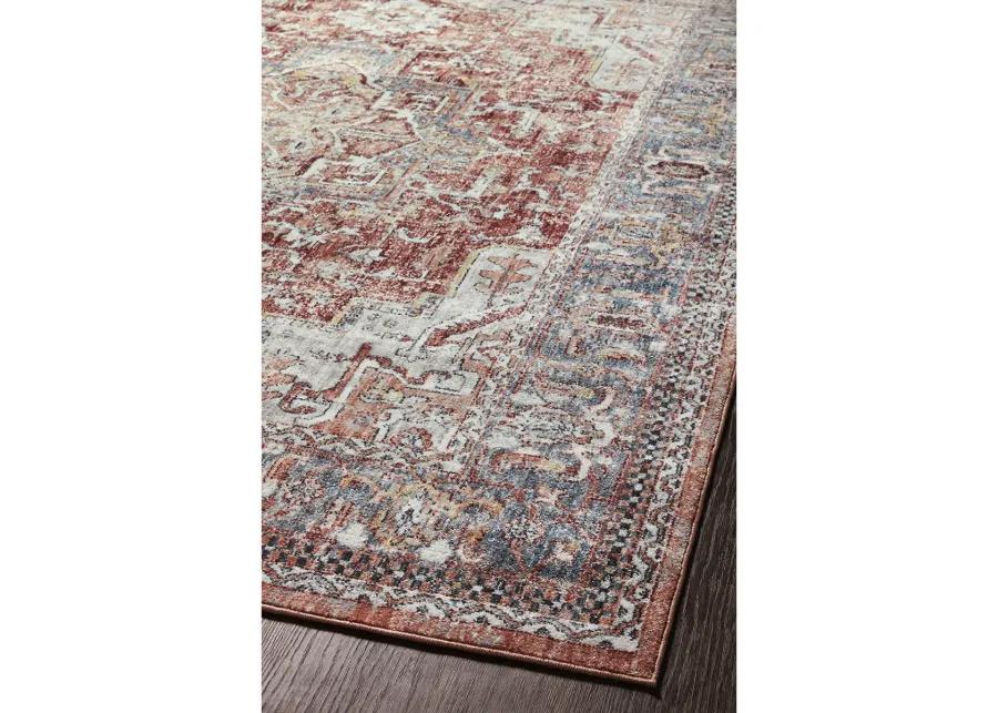 Cassandra CSN01 Rust/Multi 5'3" x 7'9" Rug