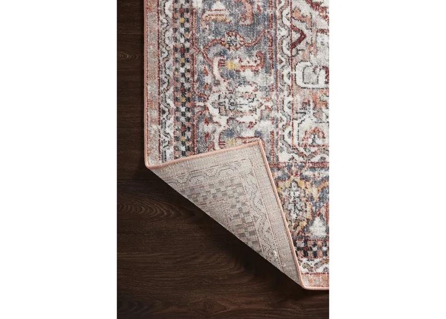 Cassandra CSN01 Rust/Multi 5'3" x 7'9" Rug