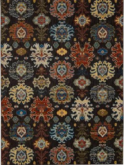 Pandora Passion Charcoal 5' 3" X 7' 10" Rug