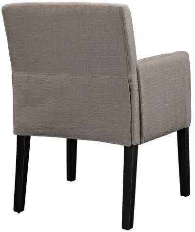 Chloe Upholstered Fabric Armchair Gray EEI-1045-GRY