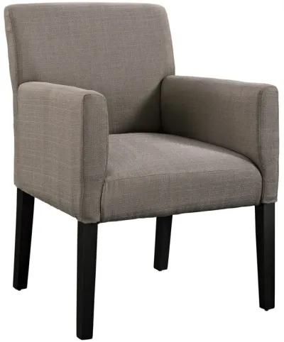 Chloe Upholstered Fabric Armchair Gray EEI-1045-GRY