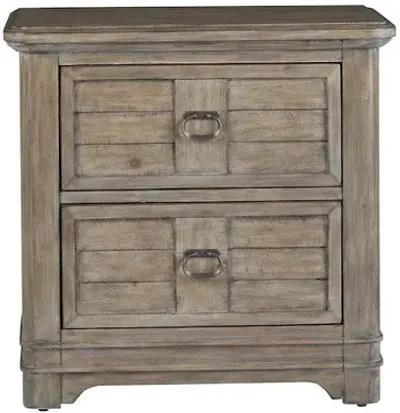 Meadowbrook 2-Drawer Nightstand - Sand