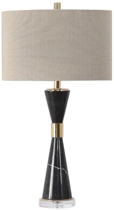 Uttermost Alastair Black Marble Table Lamp