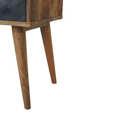 Artisan Furniture Slade 2 Drawer Oak-ish Solid Wood Nightstand