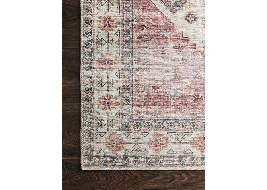 Skye SKY02 Ivory/Berry 8' x 8' Round Rug