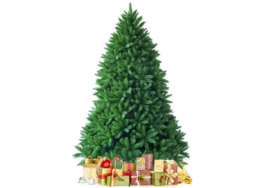 7.5 Feet Unlit Artificial Christmas Tree with 1968 Branch Tips