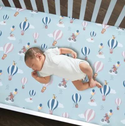 Bedtime Originals Up Up & Away 5-Piece Baby Nursery Crib Bedding Set