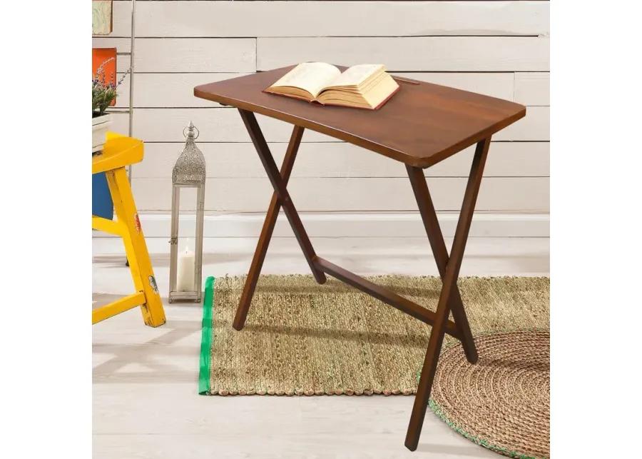 Arizona Folding Table with Solid American Gum - Sweet Oak