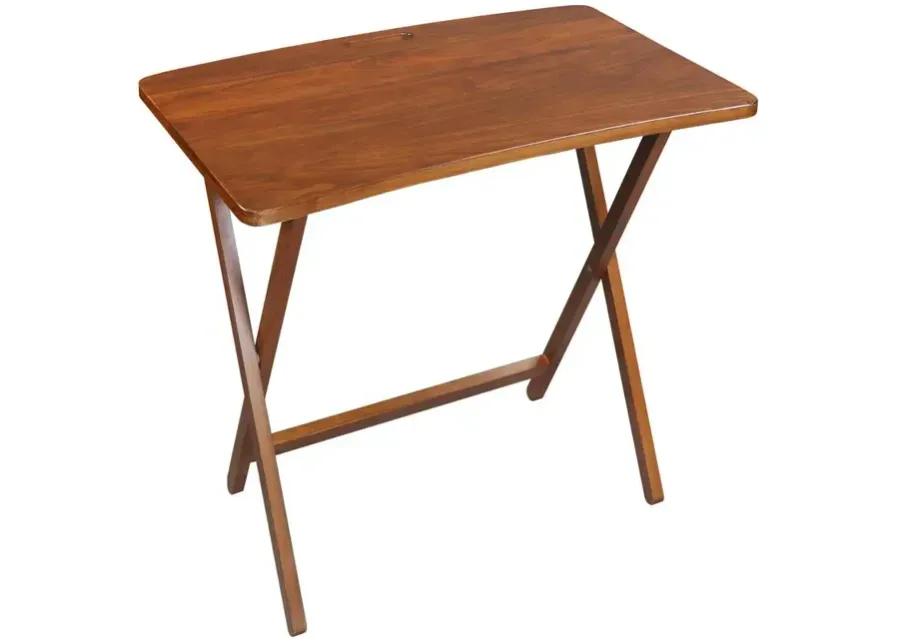 Arizona Folding Table with Solid American Gum - Sweet Oak