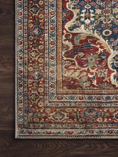 Layla LAY09 Cobalt Blue/Spice 2'3" x 3'9" Rug