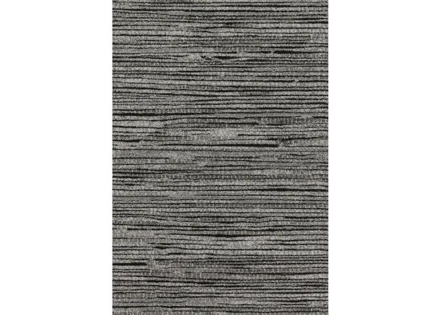 Emory EB02 Grey/Black 5'3" x 7'7" Rug