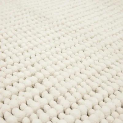 Homespun Noodle Parchment 2' x 5' Bath Mat