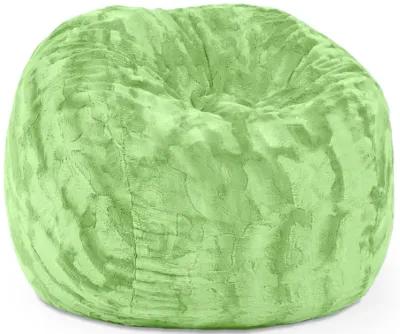 Jaxx Saxx 3 Foot Bean Bag Chair - Faux Fur - Fun Colors