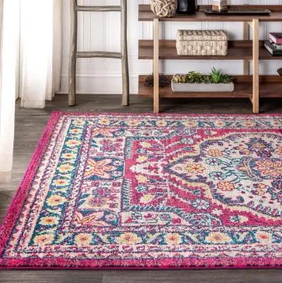 Kristina Bohemian Flair Boho Vintage Medallion Area Rug