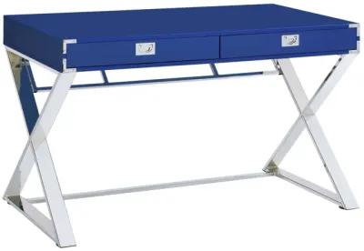 Estelle Desk in Glossy Blue