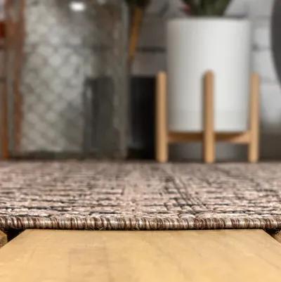 Ourika Moroccan Geometric Textured Weave Indoor/Outdoor Runner Rug