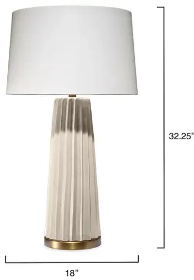 Pleated Table Lamp