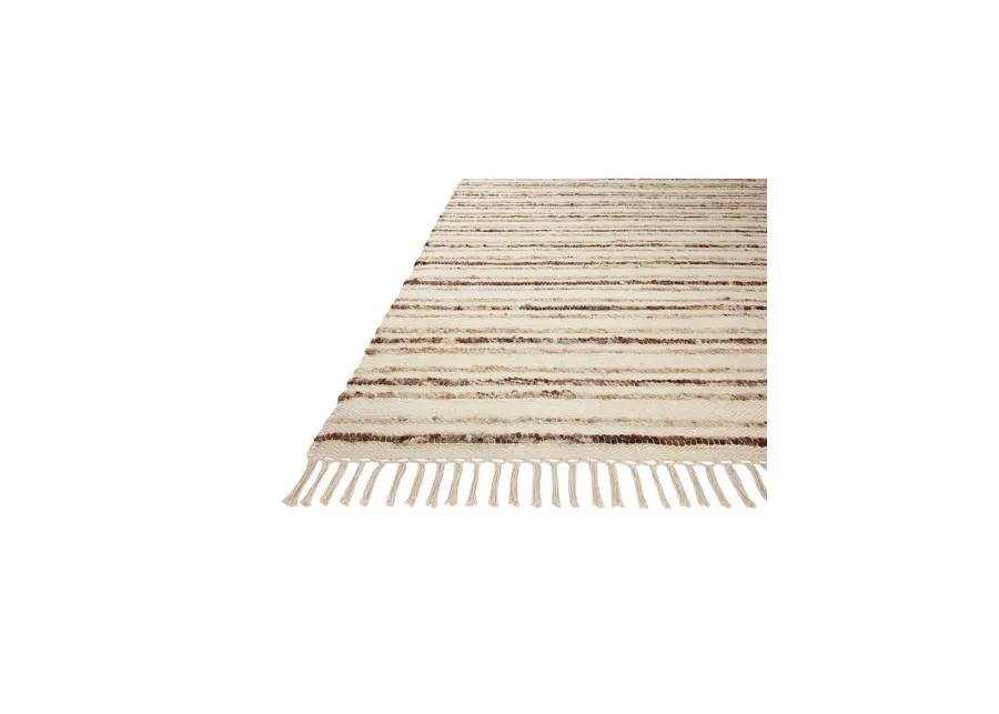 Nico Ivory/Natural 2'6" x 7'6" Runner Rug by Magnolia Home by Joanna Gaines x Loloi