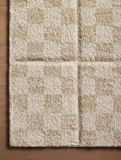 Silas SLA-01 Oatmeal / Sand 2''7" x 4' Rug by