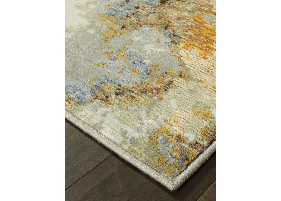 Evolution 2'3" x 8' Gold Rug