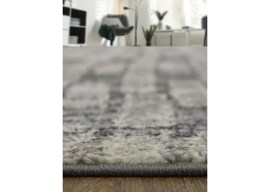 Kano 39LKF Gray/Black/Ivory 5'3" x 7'6" Rug