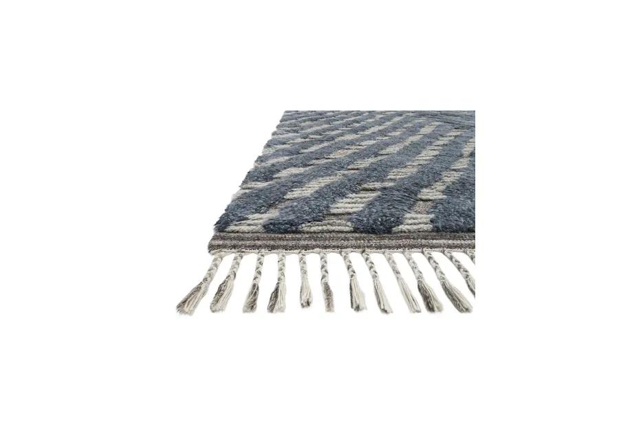 Khalid KF06 Blue/Pewter 7'9" x 9'9" Rug