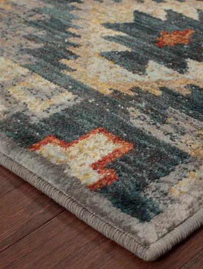 Sedona 1'10" x 3' Blue Rug