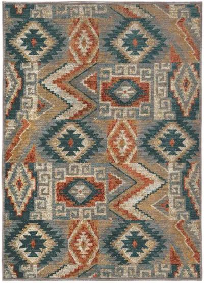 Sedona 1'10" x 3' Blue Rug