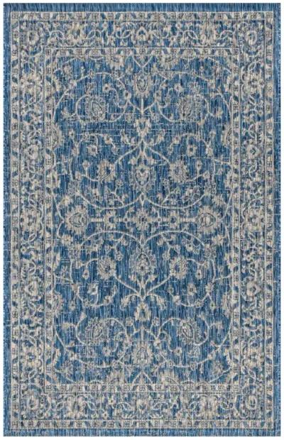 Palazzo Vine and Border Textured Weave Indoor/Outdoor Area Rug