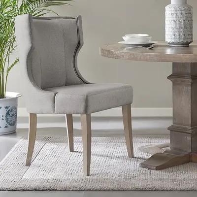 Gracie Mills Allie Upholstered Contemporary Wingback Dining Chair