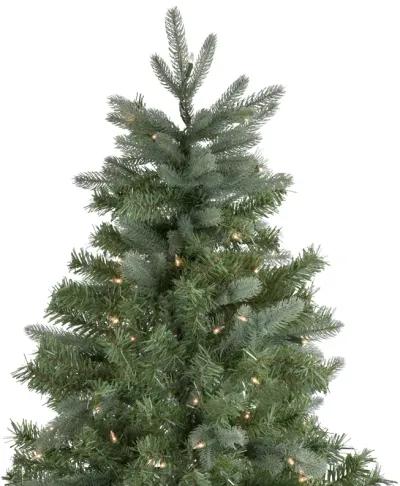 10' Pre-Lit Slim Granville Fraser Fir Artificial Christmas Tree  Clear Lights