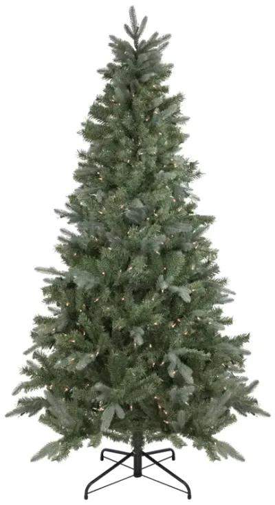 10' Pre-Lit Slim Granville Fraser Fir Artificial Christmas Tree  Clear Lights