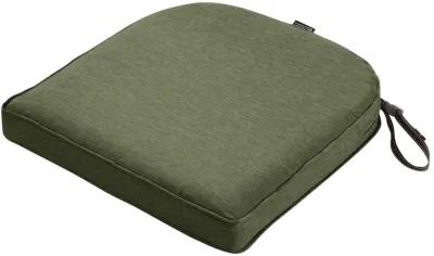 Classic Accessories Montlake Water-Resistant 18 x 18 x 2-Inch Contoured Patio Dining Seat Cushion, Heather Fern (Green)