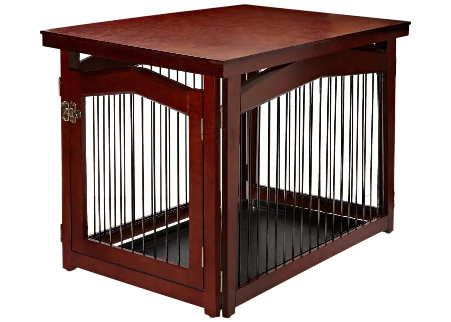 ZoovillaMerry Pet 2-in-1 Configurable Pet Crate and Gate, Medium