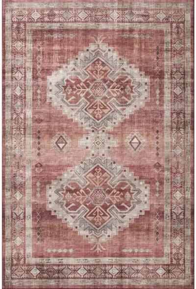 Heidi HEI03 Sunset/Natural 3'6" x 5'6" Rug by Loloi II