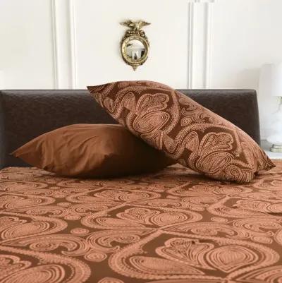 Lux Decor Collection Bed Sheets - Brushed Microfiber Paisley Sheet Set