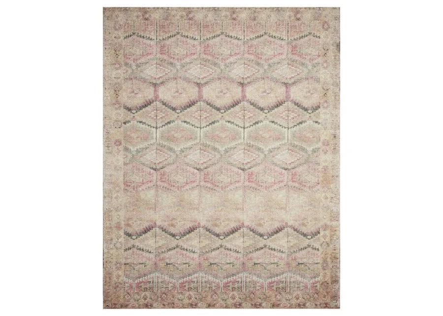 Layla LAY17 Pink/Lagoon 9' x 12' Rug by Loloi II