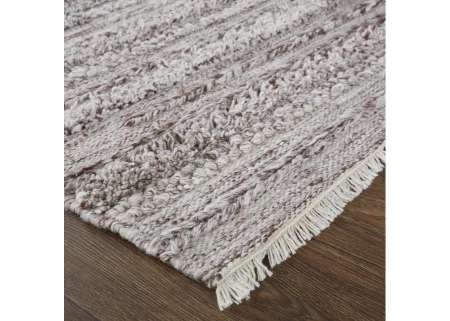 Alden 8637F Taupe/Ivory/Red 5' x 8' Rug