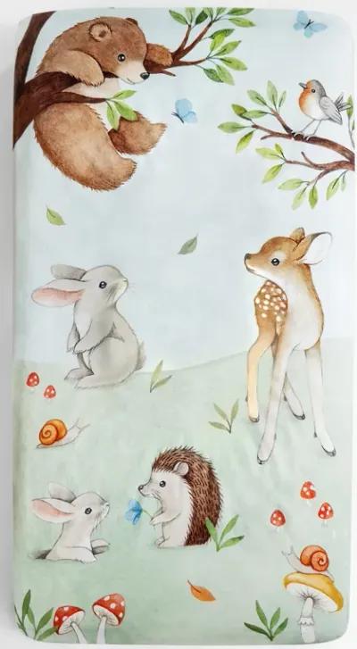 Enchanted Forest 100% Cotton Fitted Crib Sheet