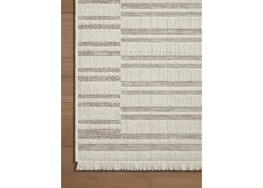 Malibu MAB-03 Ivory / Dove 2''3" x 10''0" Rug by Amber Lewis