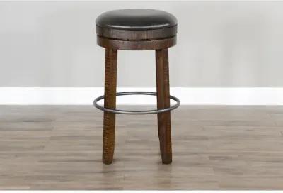 Sunny Designs Bar Swivel Stool, Cushion Seat