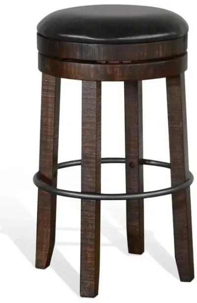 Sunny Designs Bar Swivel Stool, Cushion Seat