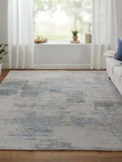 Zarah 8917F 3'6" x 5'6" Gray/Taupe/Blue Rug