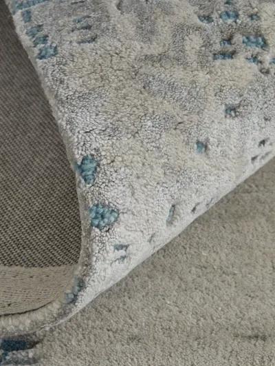 Zarah 8917F 3'6" x 5'6" Gray/Taupe/Blue Rug