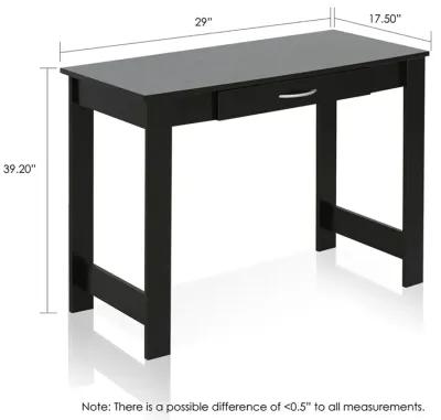 Furinno Furinno JAYA Writing Desk with Drawer, 15108BKW