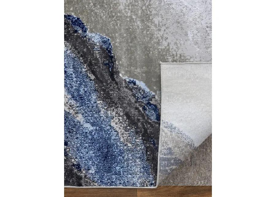 Gaspar 3838F Blue/Gray/White 2'10" x 8' Rug