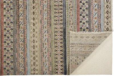 Payton 6498F Tan/Orange/Blue 2' x 3' Rug